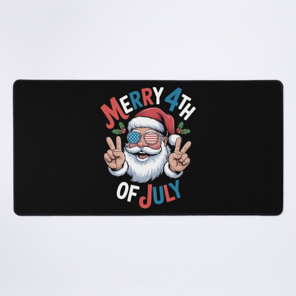 Item preview, Merry 4th Of July Santa Claus Funny Christmas In July designed and sold by JulienAureo.