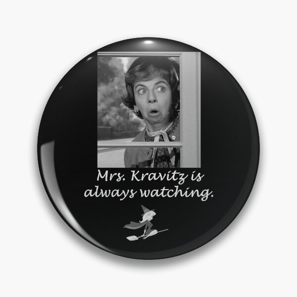 Item preview, Mrs. Kravitz (For Dark Fabrics) designed and sold by Atomic Mouth Designs.