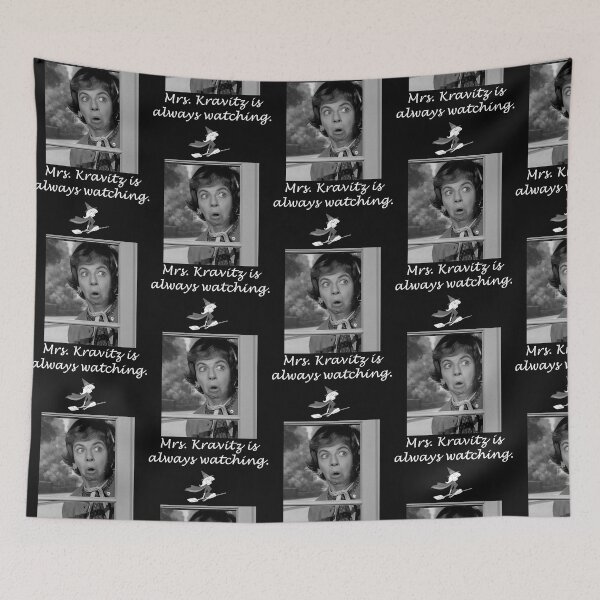 Item preview, Mrs. Kravitz (For Dark Fabrics) designed and sold by Atomic Mouth Designs.