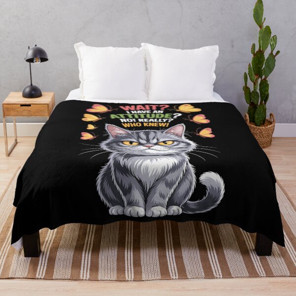 Item preview, Cat Kitten Sayings Funny Animal designed and sold by LunaCrazeArt.