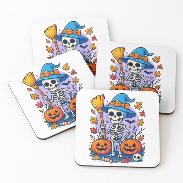 Item preview, Cute Skeleton in Witch Hat: Halloween Shirt T-shirt designed and sold by CeammiShop.