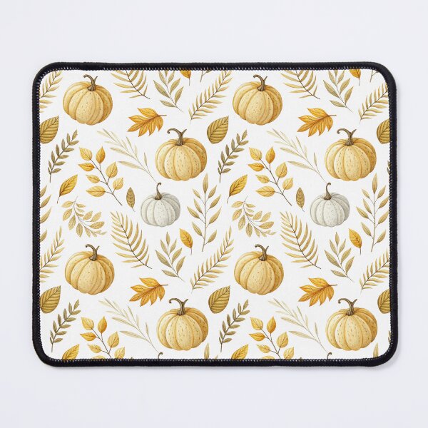 Item preview, A warm and cozy autumn design with pumpkins and amber leaves designed and sold by Merrylands Artshop.