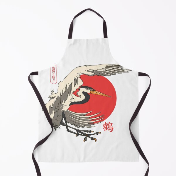 Item preview, Japanese crane with red sun designed and sold by paulrommer.