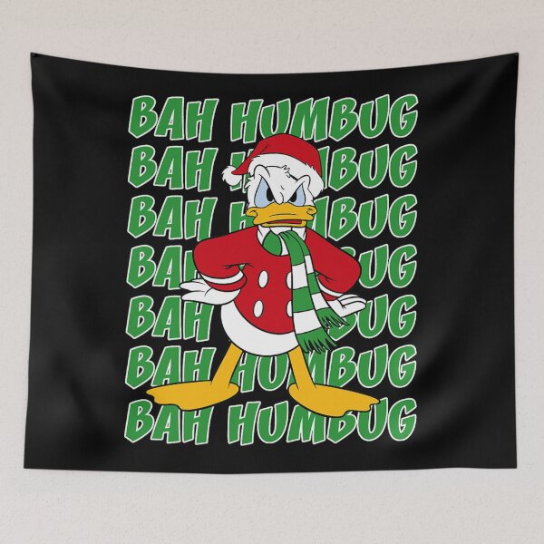 Item preview, Donald Duck Bah Humbug Christmas Text Stack  designed and sold by TREYA ALLEN.