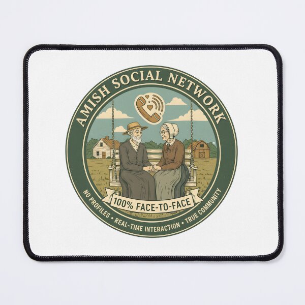 Item preview, Amish Social Network - 100% Face-to-Face - True Community & Real-Time Interaction designed and sold by RedDelaney.