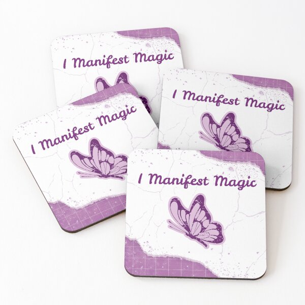 Item preview, Manifest Magic Butterfly Affirmation Spiritual Art designed and sold by Quite mind .
