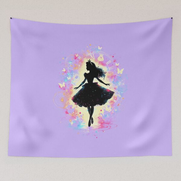 Item preview, Princess Silhouette Pastel Purple  designed and sold by WHITE FLAME PRINTS.