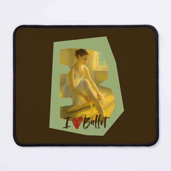 Item preview, I love Ballet - Cute Ballet Lover Design for Dancers, Students and Fans designed and sold by artecomm.