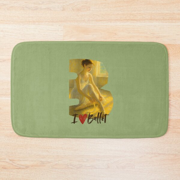 Item preview, I love Ballet - Cute Ballet Lover Design for Dancers, Students and Fans designed and sold by artecomm.