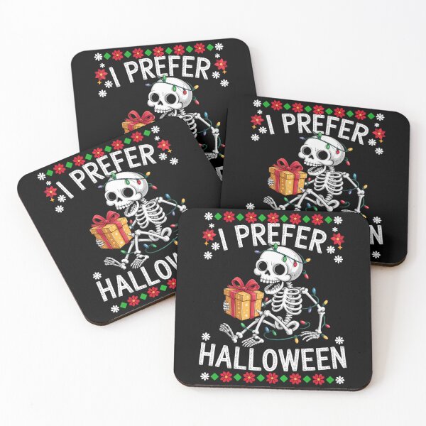 Item preview, Christmas Skeleton Halloween Xmas designed and sold by LunaCrazeArt.
