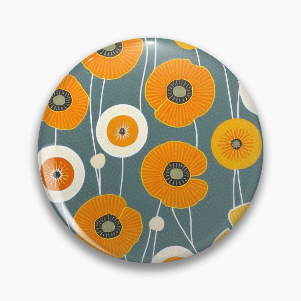 Item preview,  Mid Century Style Modern Flowers designed and sold by KolorellaS.
