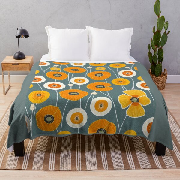 Item preview, Mid Century Style Modern Flowers designed and sold by KolorellaS.