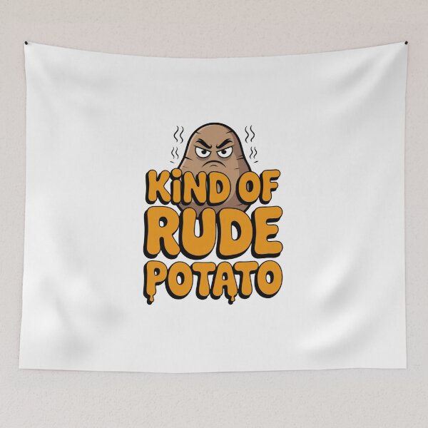 Item preview, Kind of Rude Potato Angry Funny Thanksgiving Tee designed and sold by WSPrintCrafter.