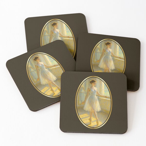 Item preview, Ballet Lover - Graceful Ballerina at the Barre | Dance and Ballet Gift designed and sold by artecomm.