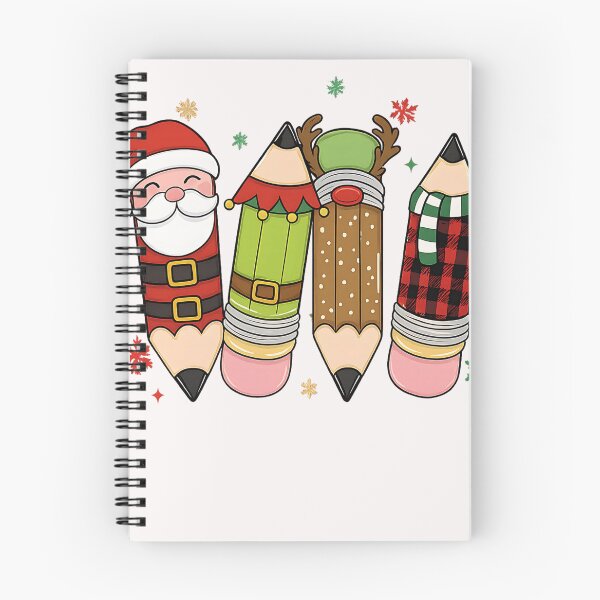 Item preview, Christmas Pencil Crew Santa Reindeer Elf Snowman Teacher  designed and sold by TalalosART.