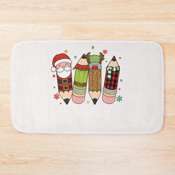 Item preview, Christmas Pencil Crew Santa Reindeer Elf Snowman Teacher  designed and sold by TalalosART.