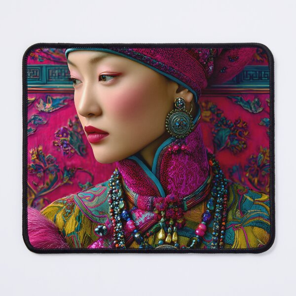 Item preview, Vibrant Traditional Attire with Ornate Accessories designed and sold by Artessie.