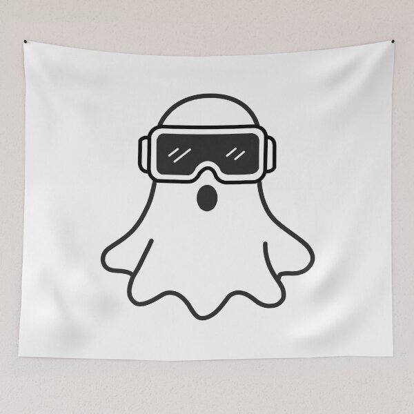 Item preview, Spooky VR Ghost – Tech Halloween Design designed and sold by Code  Monkeys.