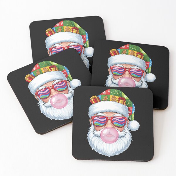 Item preview, Cool Santa Bubblegum Christmas Sunglasses Funny designed and sold by TalalosART.
