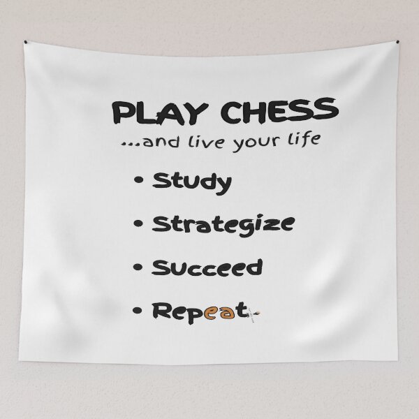 Item preview, Play Chess… and Live Your Life designed and sold by PawnShiftGoods.