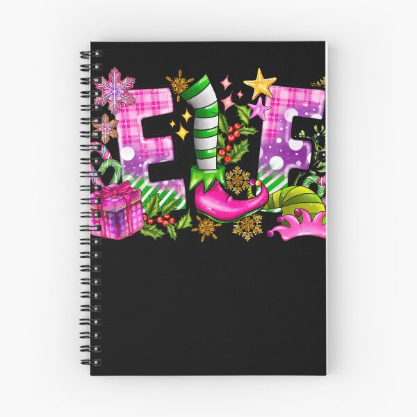 Item preview, Cute Pink Elf Christmas Tree Lights Snowflake Design designed and sold by TalalosART.