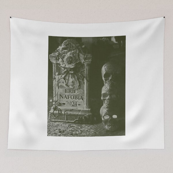 Item preview, Eerie Tombstone and Skull Stack designed and sold by MercerImages.