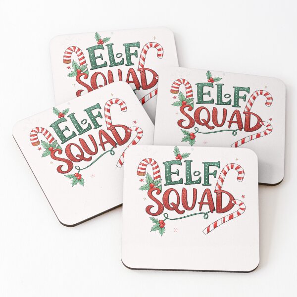 Item preview, Elf Squad Christmas Candy Cane Team Design designed and sold by TalalosART.
