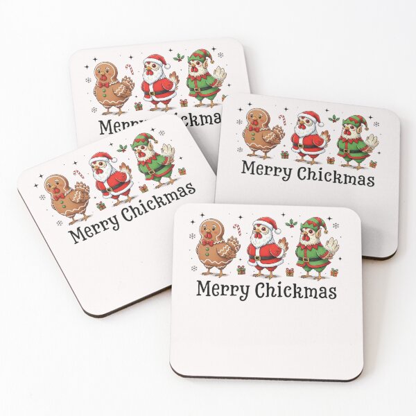 Item preview, Funny Merry Chickmas Chicken Christmas Farm Holiday designed and sold by TalalosART.