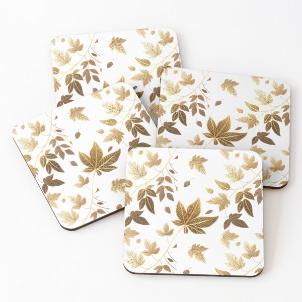 Item preview, A cozy design of amber and golden autumnal leaves designed and sold by Merrylands Artshop.