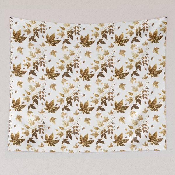 Item preview, A cozy design of amber and golden autumnal leaves designed and sold by Merrylands Artshop.