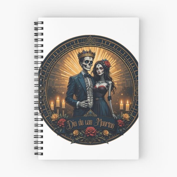 Item preview, Day of the Dia de los Muertos Couple Art Deco designed and sold by AQUILAKREO.
