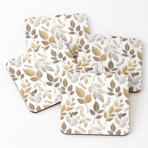 Item preview, Elegant fall leaves with golden colors designed and sold by Merrylands Artshop.