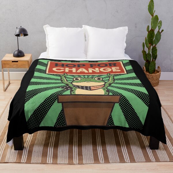 Item preview, Portland Frog Hop for Change Retro Frog Protest Resist designed and sold by HayleePacoch.