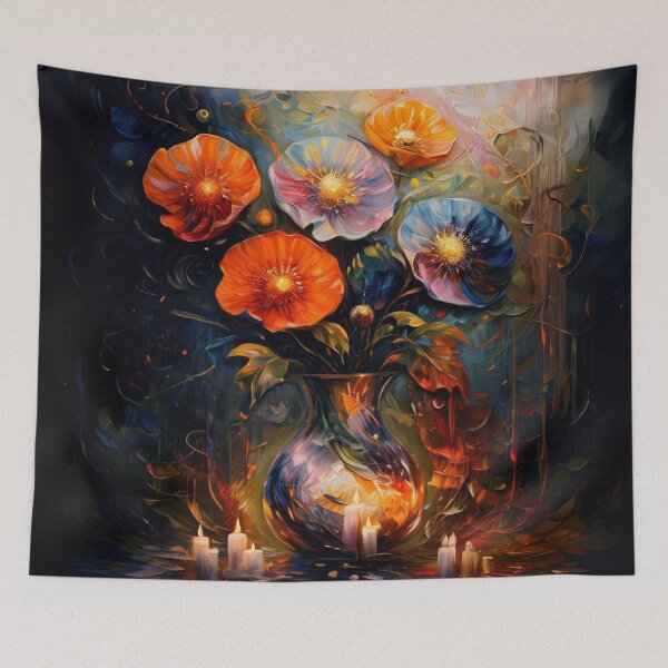Item preview, Luminescent Dance of Floral Flame   designed and sold by Jlbcartgallery.