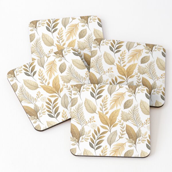 Item preview, Elegant and chic autumn leaves with golden colors designed and sold by Merrylands Artshop.