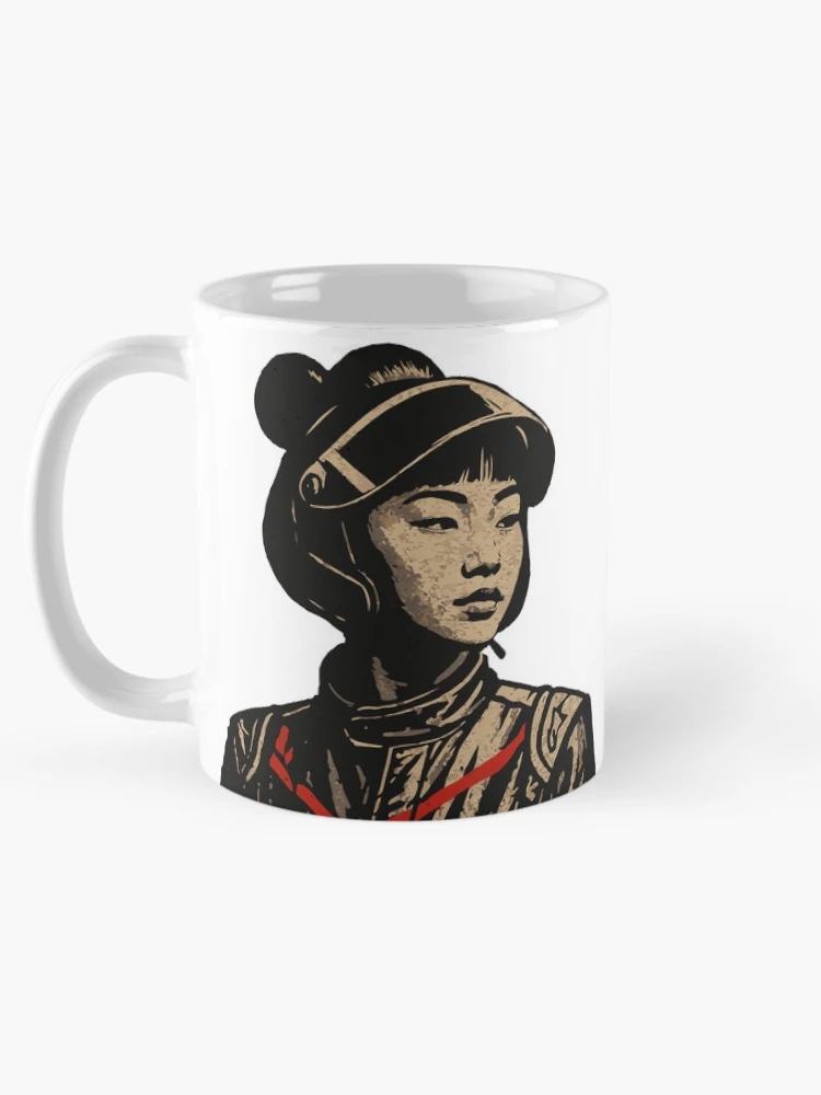 Aperçu 5 sur 6. Mug à café avec l'œuvre Street Racer Rising créée et vendue par BruDesignLab.