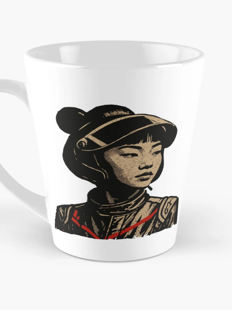 Aperçu 3 sur 4. Mug à café avec l'œuvre Street Racer Rising créée et vendue par BruDesignLab.