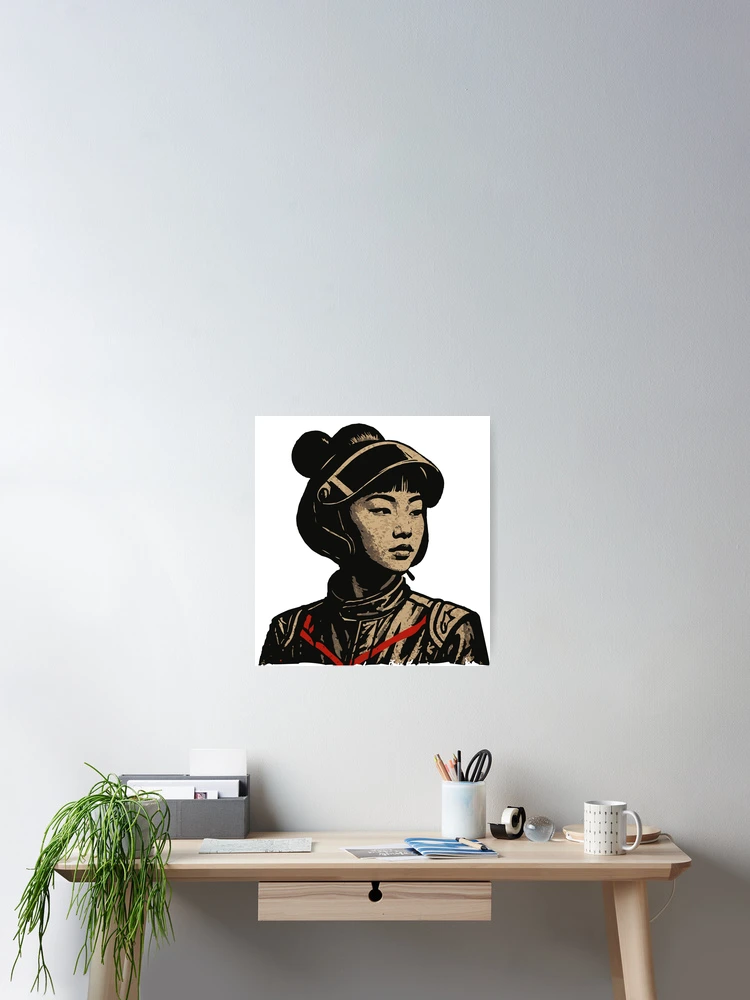 Aperçu 2 sur 3. Poster avec l'œuvre Street Racer Rising créée et vendue par BruDesignLab.
