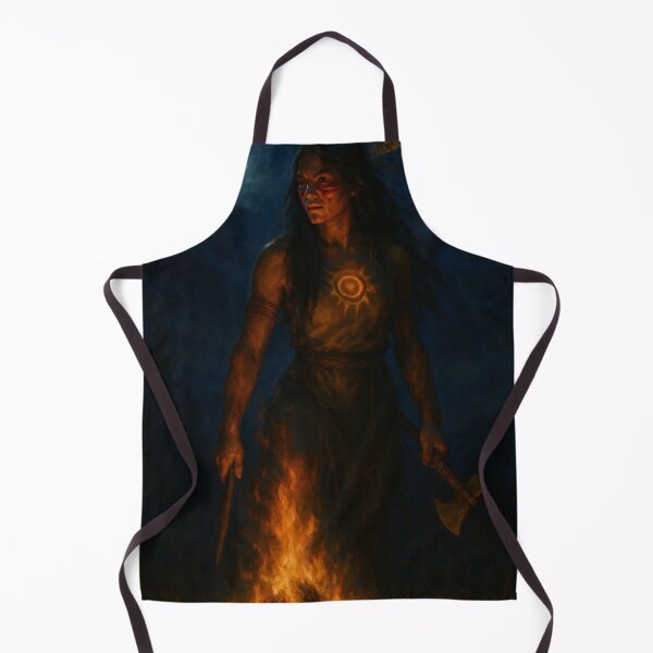 Item preview, Fire of the Moon – Tribal Warrior of the Night designed and sold by photoparadise22.