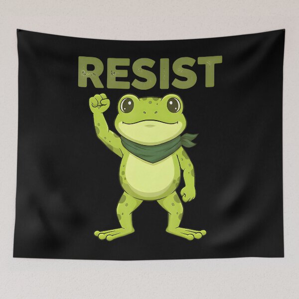 Item preview, Portland Frog Protest Tee Shirt for Men Women Frogs Resist - Portland Frog Protest designed and sold by HayleePacoch.