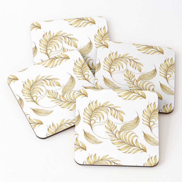 Item preview, Chic and fancy golden feathers designed and sold by Merrylands Artshop.