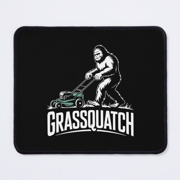 Item preview, Funny Bigfoot Mowing Lawn designed and sold by Turbotine.
