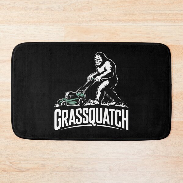 Item preview, Funny Bigfoot Mowing Lawn designed and sold by Turbotine.