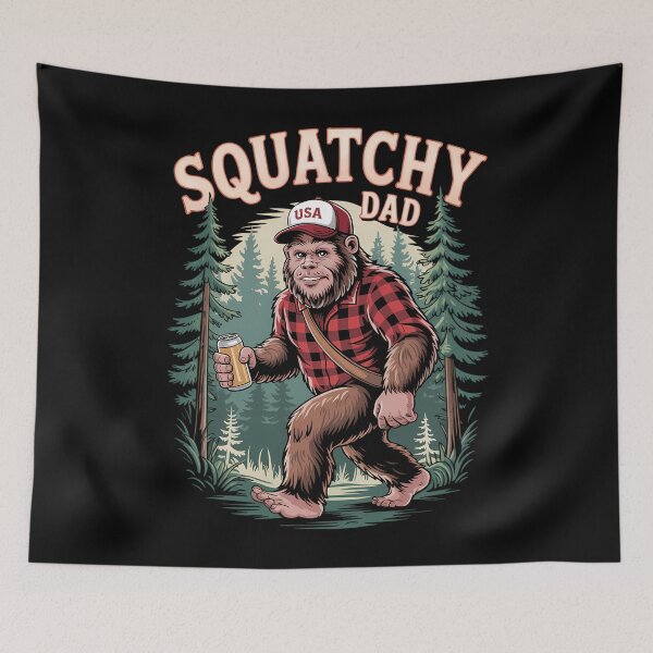 Item preview, Funny Bigfoot Sasquatch Fathers Day Cool designed and sold by Turbotine.