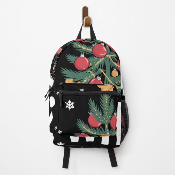 Item preview, Funny Cat Pushing Christmas Tree Xmas designed and sold by Turbotine.