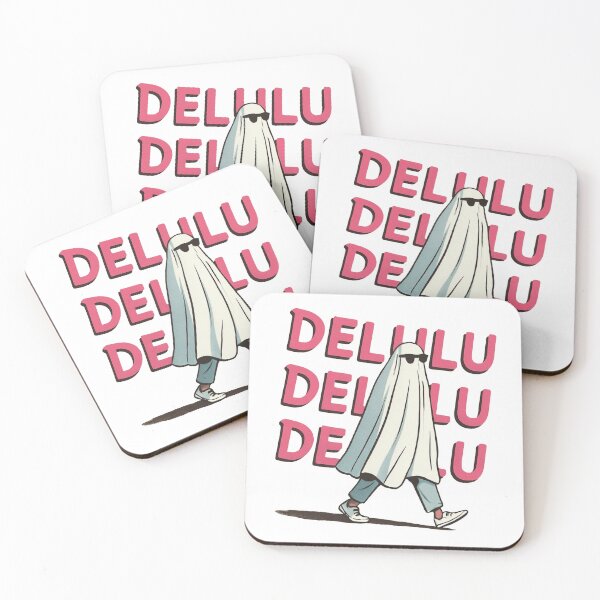 Item preview, Delulu Ghost – Cool Cartoon Ghost with Sunglasses Funny Design designed and sold by RuweisVibes.