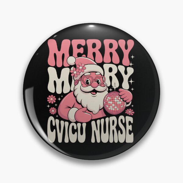 Item preview, Merry CVICU Nurse Christmas Pink CVICU Nurse designed and sold by tabdejinti.
