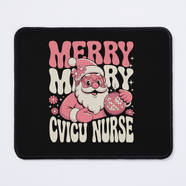 Item preview, Merry CVICU Nurse Christmas Pink CVICU Nurse designed and sold by tabdejinti.