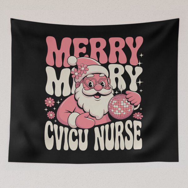 Item preview, Merry CVICU Nurse Christmas Pink CVICU Nurse designed and sold by tabdejinti.