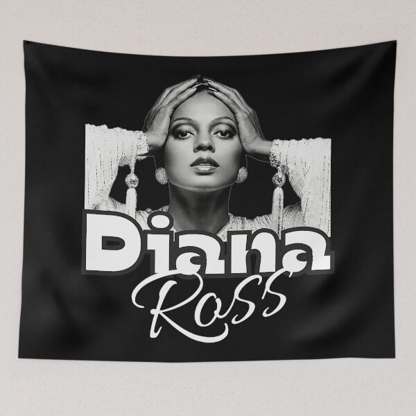Item preview, Diana Ross Vintage Retro Fan  designed and sold by aloubabez.